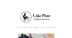 Desktop Screenshot of cakeplateonline.com