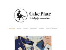 Tablet Screenshot of cakeplateonline.com